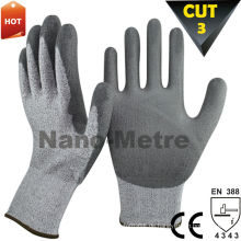 NMSAFETY Günstigster PU-beschichteter Handschuh mit Schnittstufe 3 EN388 4343